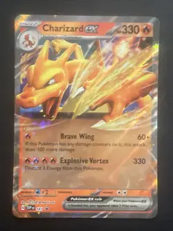 Pokemon Card TCG Charizard EX 161/ SV Black Star Promo Holo Rare Near Mint - Image 1