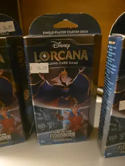 New Disney Lorcana Trading Card Game Rise of Floodborn Starter Deck Set Lot of 4 - Image 3