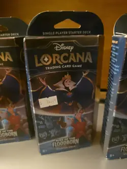 New Disney Lorcana Trading Card Game Rise of Floodborn Starter Deck Set Lot of 4 - Image 4