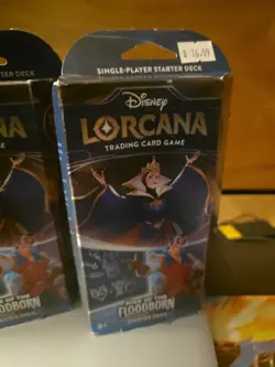 New Disney Lorcana Trading Card Game Rise of Floodborn Starter Deck Set Lot of 4 - Image 5