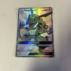 Rayquaza GX 177a/168 Hidden Fates Alternate Art Shiny Pokemon Card - Image 2