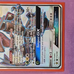Rayquaza GX 177a/168 Hidden Fates Alternate Art Shiny Pokemon Card NM-Mint - Image 2