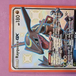 Rayquaza GX 177a/168 Hidden Fates Alternate Art Shiny Pokemon Card NM-Mint - Image 3