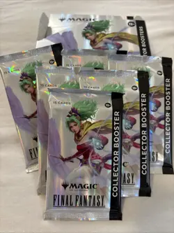 COLLECTOR Booster Pack ~ Final Fantasy ~ Magic MTG Sealed - Image 1