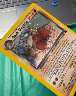 Dark Dugtrio 6/82 Holo Rare Team Rocket Pokemon Card TCG WOTC MP Card - Image 4
