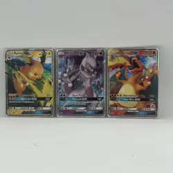 Pokemon Battle Academy Charizard GX Mewtwo GX Raichu GX Holo all 3! - Image 1