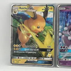 Pokemon Battle Academy Charizard GX Mewtwo GX Raichu GX Holo all 3! - Image 2