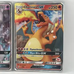 Pokemon Battle Academy Charizard GX Mewtwo GX Raichu GX Holo all 3! - Image 4