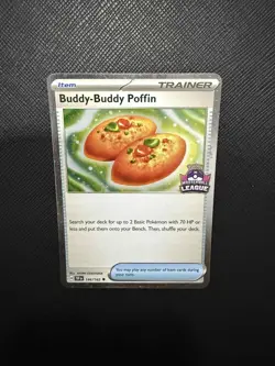 Pokemon Asia Exclusive Buddy-Buddy Poffin Master Ball Promo Stamped 144/162 - Image 1