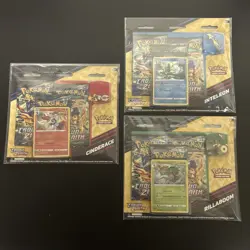 Pokemon TCG: Sword & Shield Crown Zenith 3 Pack Blister Set X3 New Factory Seal - Image 1