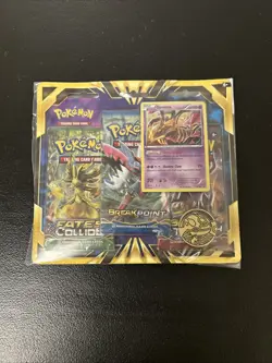 Pokemon TCG: Fates Collide/Breakpoint/Break Through 3 Pack Blister Giratina NFS - Image 1