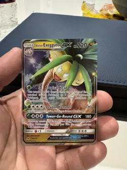 Pokemon Alolan Exeggutor GX Ultra Rare Holo Sm-Crimson Invasion 74/111 220HP - Image 1