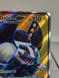 Pokemon TCG Alolan Golem GX 102/111 Crimson Invasion Ultra Rare - Image 4