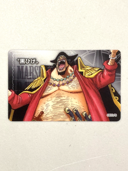 Blackbeard One Piece Jump Festa Plastic Card Japanese - Image 1