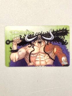 Kaido One Piece Jump Festa Plastic Card Japanese - Image 1