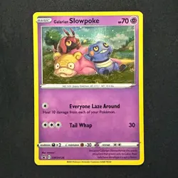 Galarian Slowpoke Cosmos Holo - SWSH126 - Pokemon TCG Black Star Promo - Image 1