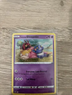Pokemon TCG Galarian Slowpoke SWSH126 Holo Black Star Promo Card - Image 2