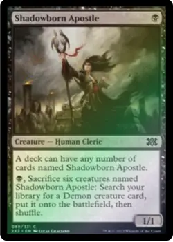 MTG - Shadowborn Apostle - FOIL - Near Mint - Double Masters 2022 - Image 1