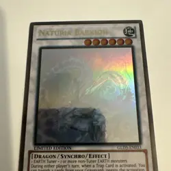 Naturia Barkion Ghost Rare Limited Edition NM Yugioh Card GLD5-EN033 - Image 3