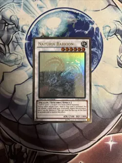 (YL) Yugioh Naturia Barkion GLD5-EN033 Ghost Gold Rare Limited Edition VLP - Image 1