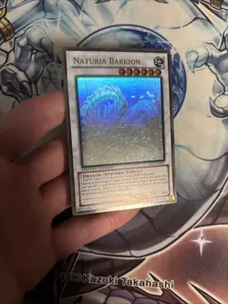 (YL) Yugioh Naturia Barkion GLD5-EN033 Ghost Gold Rare Limited Edition VLP - Image 2