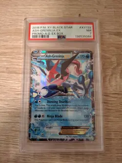 Pokemon Ash-Greninja EX XY133 Blackstar Promo 2016 TCG PSA 7 - Image 1