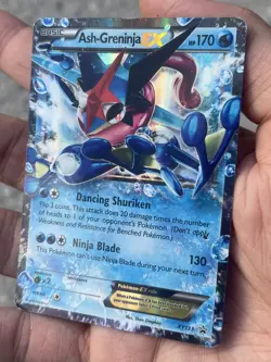 Ash-Greninja EX XY133 Black Star Promo Holo Pokemon 2016 XY - Image 3