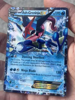 Ash-Greninja EX XY133 Black Star Promo Holo Pokemon 2016 XY - Image 5