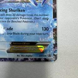 Pokemon TCG Ash-Greninja EX XY133 Blackstar Promo 2016 - Image 5