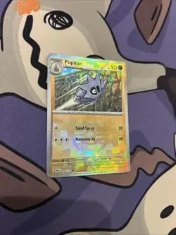 Pokemon TCG Evolutions Pupitar Reverse Holo Prismatic Card 048/131 Master Ball - Image 2