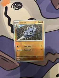 Pokemon TCG Evolutions Pupitar Reverse Holo Prismatic Card 048/131 Master Ball - Image 4