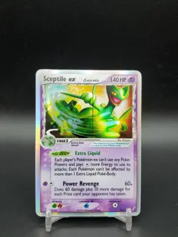 Sceptile ex 96/100 Delta Species Crystal Guardians Holo Rare MP Pokemon Card - Image 1