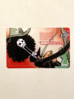 Brook One Piece Jump Festa Plastic Card Japanese - Image 1