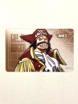 Gol D Roger One Piece Jump Festa Plastic Card Japanese - Image 1