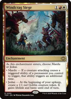 MTG - Windcrag Siege - Tarkir: Dragonstorm - Magic the Gathering - Image 1