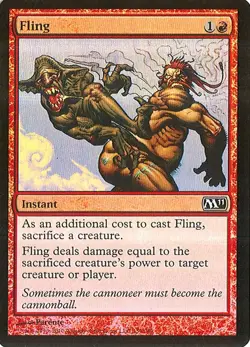 MTG - M11 - Fling - Foil - NM - Image 1