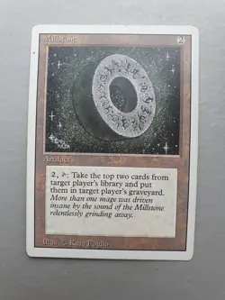Millstone , MTG Revised Edition (1994) Rare Artifact LP - Image 1