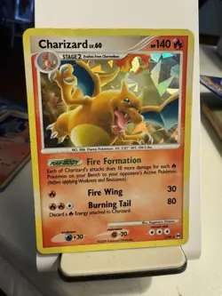 Charizard Lv. 60 #1/99 Holo Rare Pokemon TCG Arceus 2009 HP - Image 1