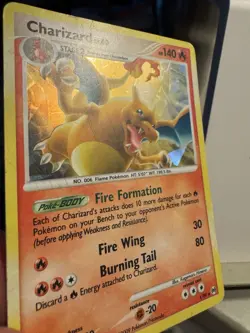 Charizard Lv. 60 #1/99 Holo Rare Pokemon TCG Arceus 2009 HP - Image 2