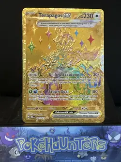 Pokemon Card Terapagos ex 180/131 Prismatic Evolutions Full Art Hyper Rare NM - Image 1