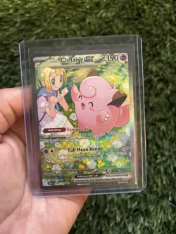 Pokemon TCG Lillie's Clefairy EX Holo Card Sv09: Journey Together 184/159 - Image 1
