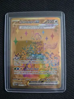 Pokemon TCG - Prismatic Evolutions Terapagos Ex 180/131 Hyper Rare - NM - Image 1
