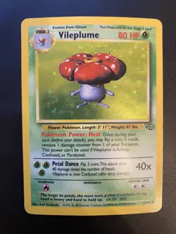 Vileplume 15/64 - Jungle Holo Rare Pokemon TCG WOTC 1999 - Image 3