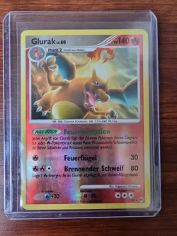 Glurak Pokemon Karte Lv. 60 1/99 2010 Reverse Holo Charizard Arceus - Image 2