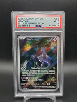 2023 Mewtwo SVP 052 Promo 151 Ultra Premium Collection PSA 9 Pokemon TCG - Image 1
