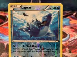 Pokemon TCG Lapras Reverse Holo Uncommon Card 28/122 XY Breakpoint 2016 - Image 3