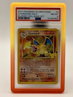 Pokemon TCG Charizard Celebrations Classic Collection Holo PSA 8 - Image 1