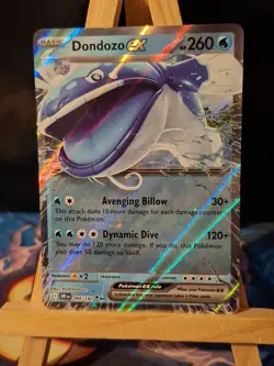 066/182 Dondozo Ex Pokemon TCG Destined Rivals Holo - Image 1