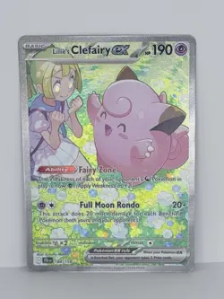 Pokemon Lillie's Clefairy EX 184/159 Special Illustration Rare Journey Together - Image 4