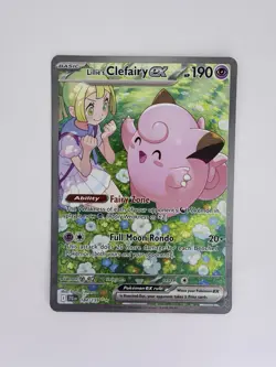 Pokemon Lillie's Clefairy EX 184/159 Special Illustration Rare Journey Together - Image 5